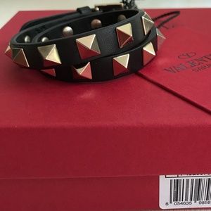 Valentino Garavani Rockstud leather bracelet